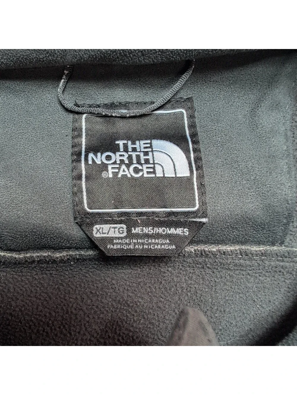 The North Face Apex Soft Shell Jacket Mens XL/TG Gray White Full Zip